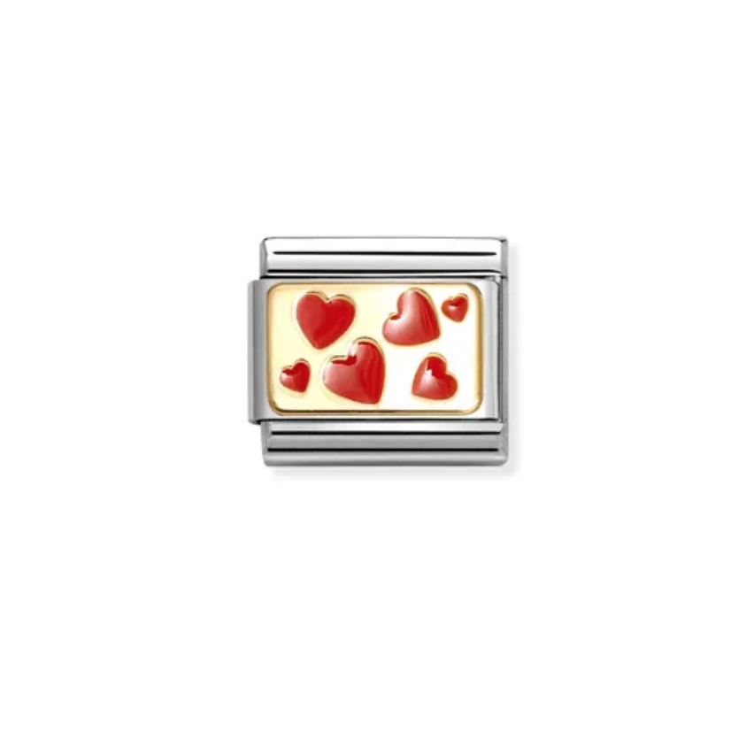 Nomination Classic Gold Symbol Friend Heart Charm main image 1