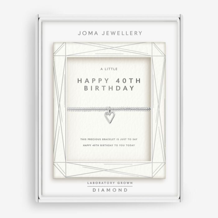 Joma Laboratory Grown Diamond A Little 'Friendship' Bracelet In Silver Plating