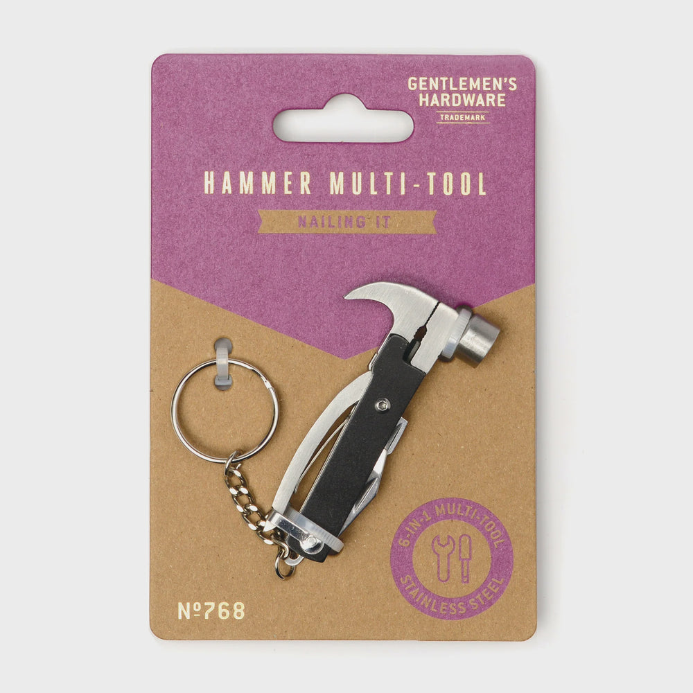 
                  
                    Gentleman's Hardware - Mini Hammer Multi-Tool
                  
                