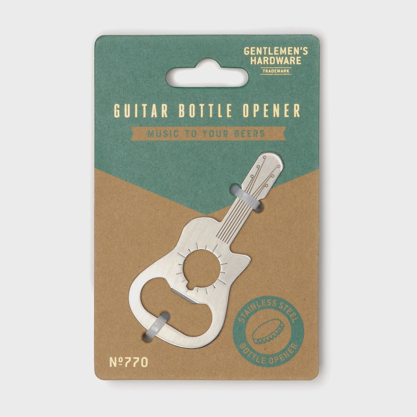 
                  
                    Gentleman's Hardware - Mini Guitar Bottle Opener
                  
                