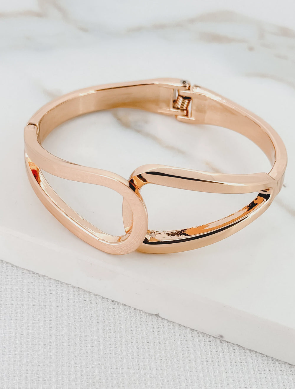 Gold Connected Bangle