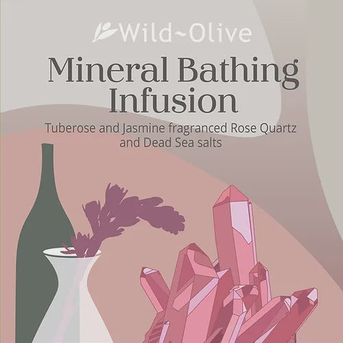Wild Olive Mineral Bathing Infusion - Tuberose & Jasmine