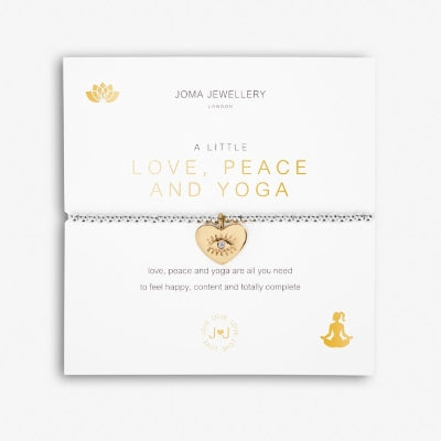 Joma A Little - Peace Love And Yoga Bracelet