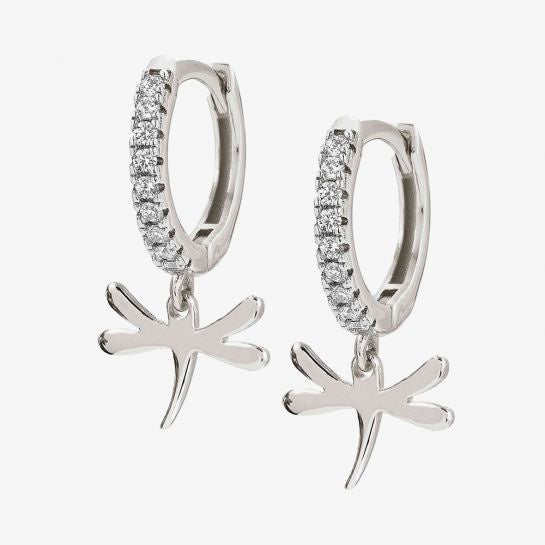 Nomination CHIC & CHARM Dragonfly Crystal Huggie Hoops