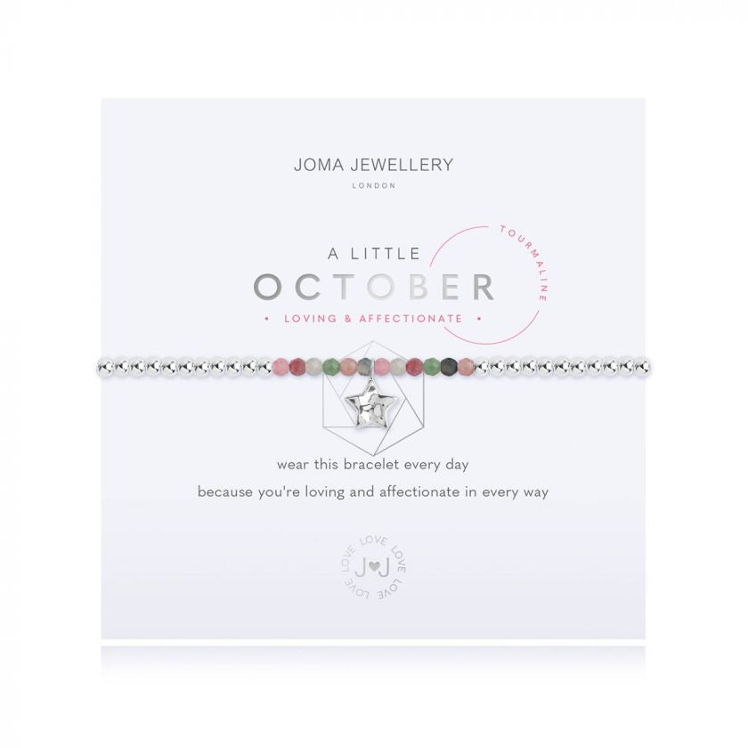 Joma A Little - Birthstone October Tourmaline Bracelet