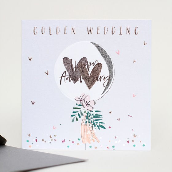 Golden Wedding Anniversary Card
