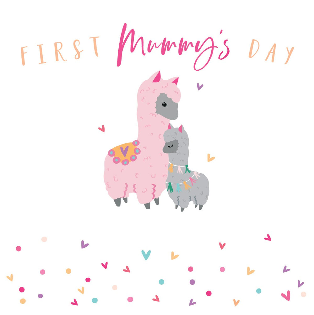 Mothers Day - First Mummy's Day Greetings Card - Lamma