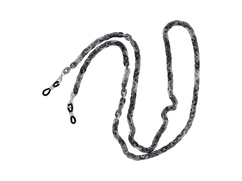 Fiona Resin Glasses Chain - Grey