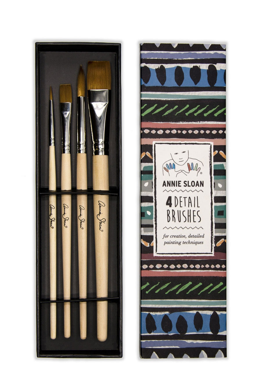 Annie Sloan 4 Detail Brushes Set