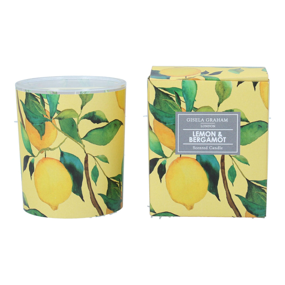 Gisela Graham Boxed Scented Candle Jar - Lemon Tree