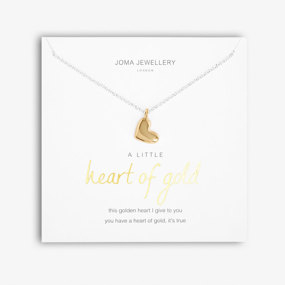 Joma A Little - Heart Of Gold Necklace