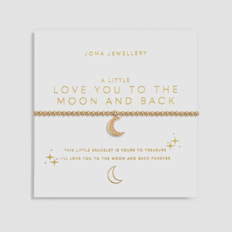 Joma A Little Love You To The Moon And Back Gold Bracelet