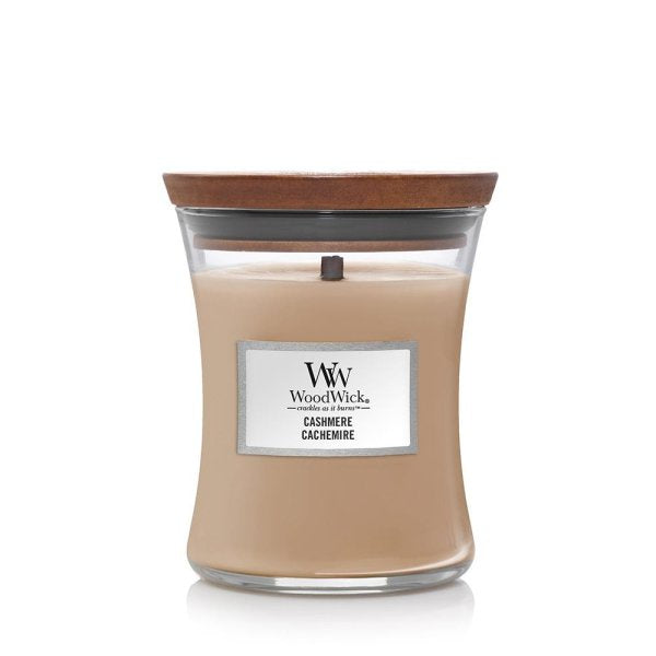 Woodwick Medium Candle Jar - Cashmere