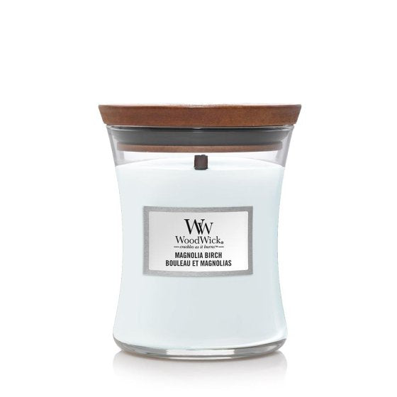 Woodwick Medium Candle Jar - Magnolia Birch
