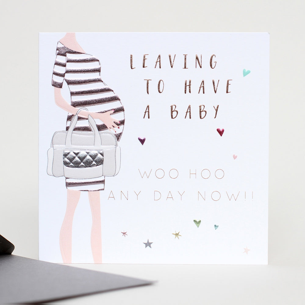 Leaving To Have A Baby Greetings Card
