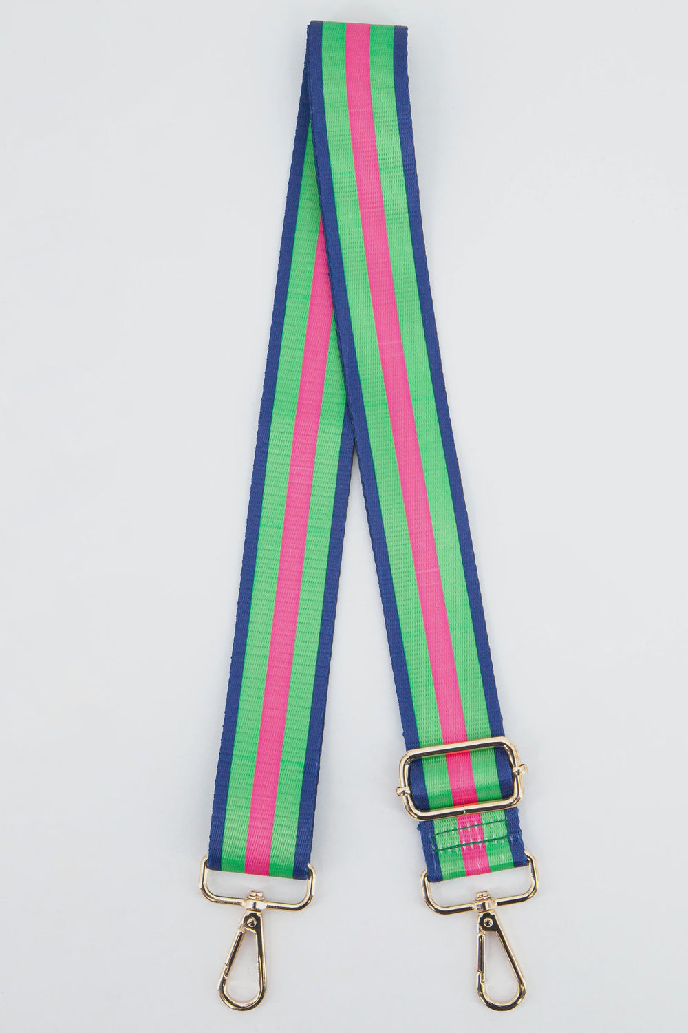 Sarta Bag Strap - Green Pink & Blue Stripe