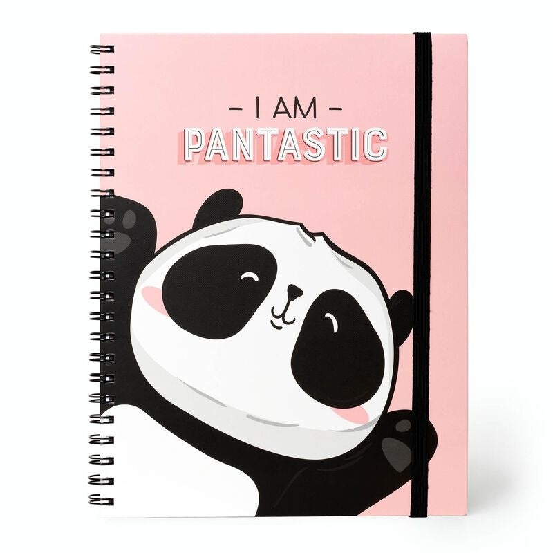 A4 Spiral Notebook - Panda