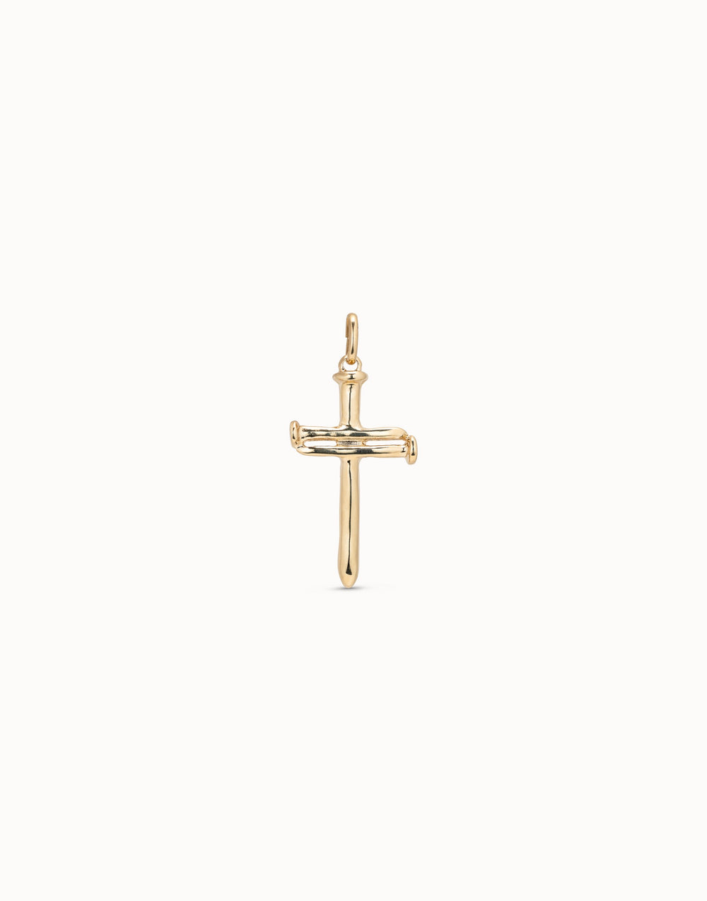 UNOde50 Large  Cross Charm - Gold