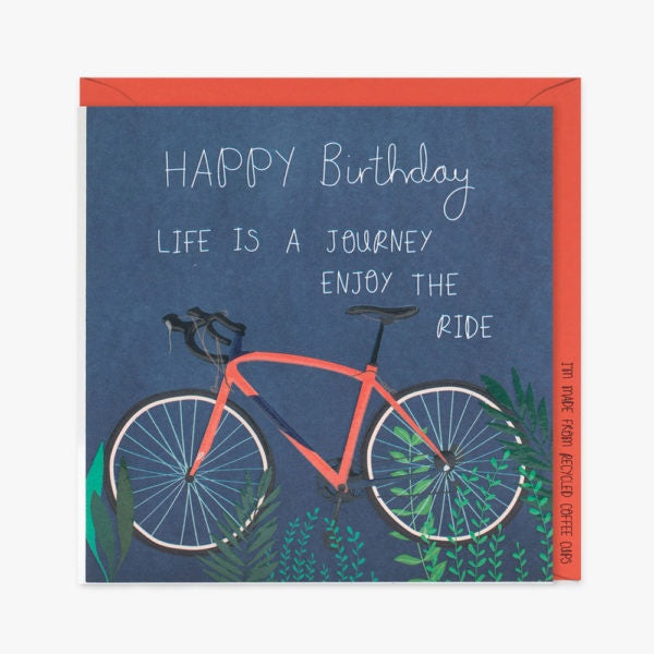 Belly Button Birthday Bike Greetings Card