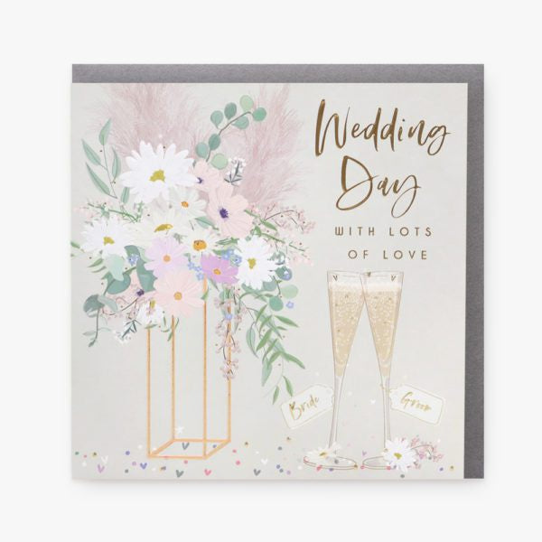 Belly Button Wedding Glasses Greetings Card