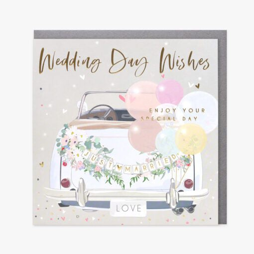 Belly Button Wedding Day Wishes Greetings Card