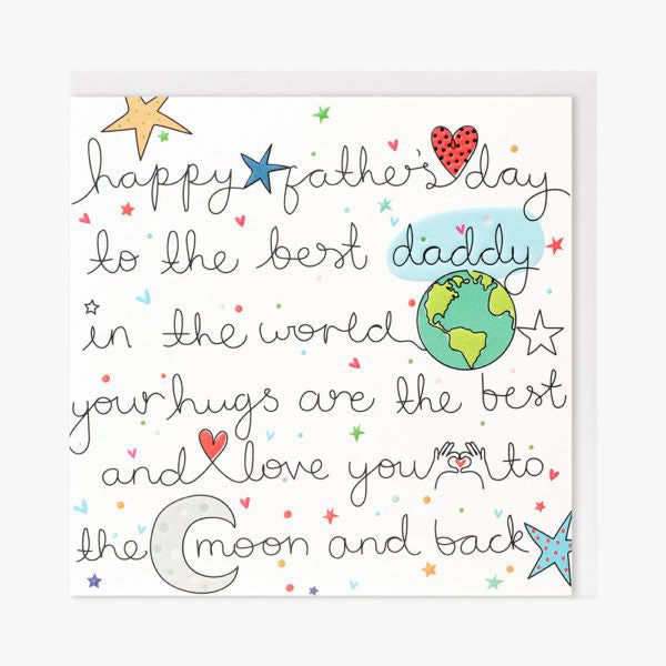 Belly Button Best Daddy Fathers Day Greetings Card