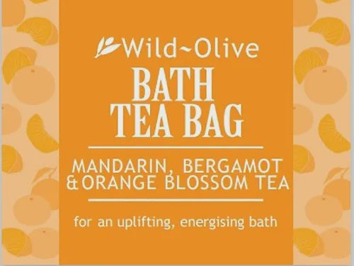 Wild Olive Bath Tea Bag - Mandarin & Bergamot