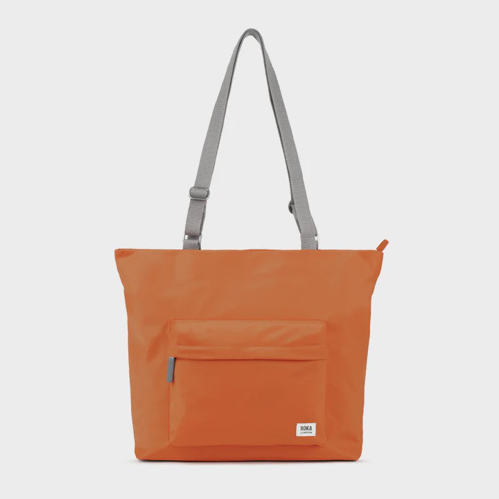 Roka Trafalgar B Medium Sustainable Canvas Bag - Burnt Orange