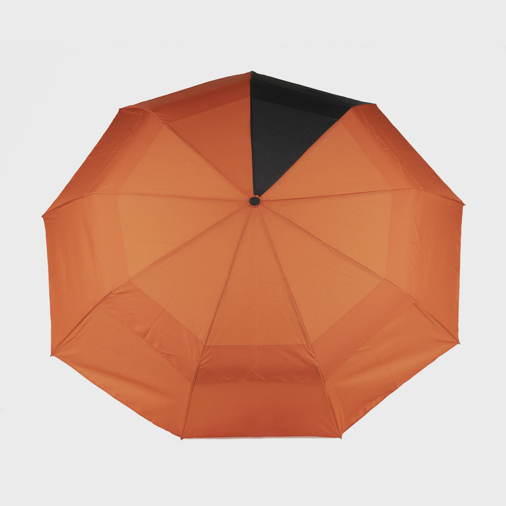 Roka Waterloo Sustainable Umbrella - Burnt Orange/Black