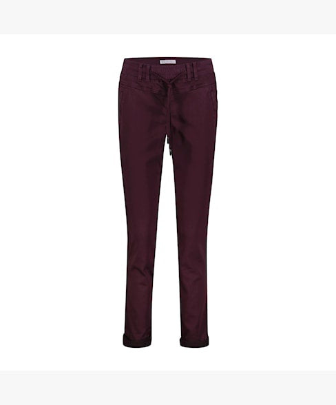 Red Button Tessy Regular Rise Joggers Aubergine
