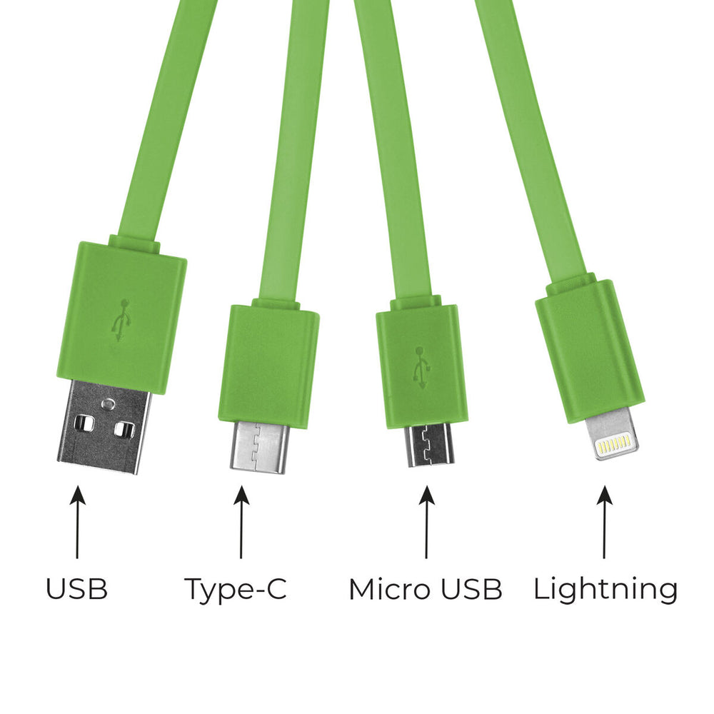 
                  
                    Legami Link Up Multi Charging Cable - Avocado
                  
                