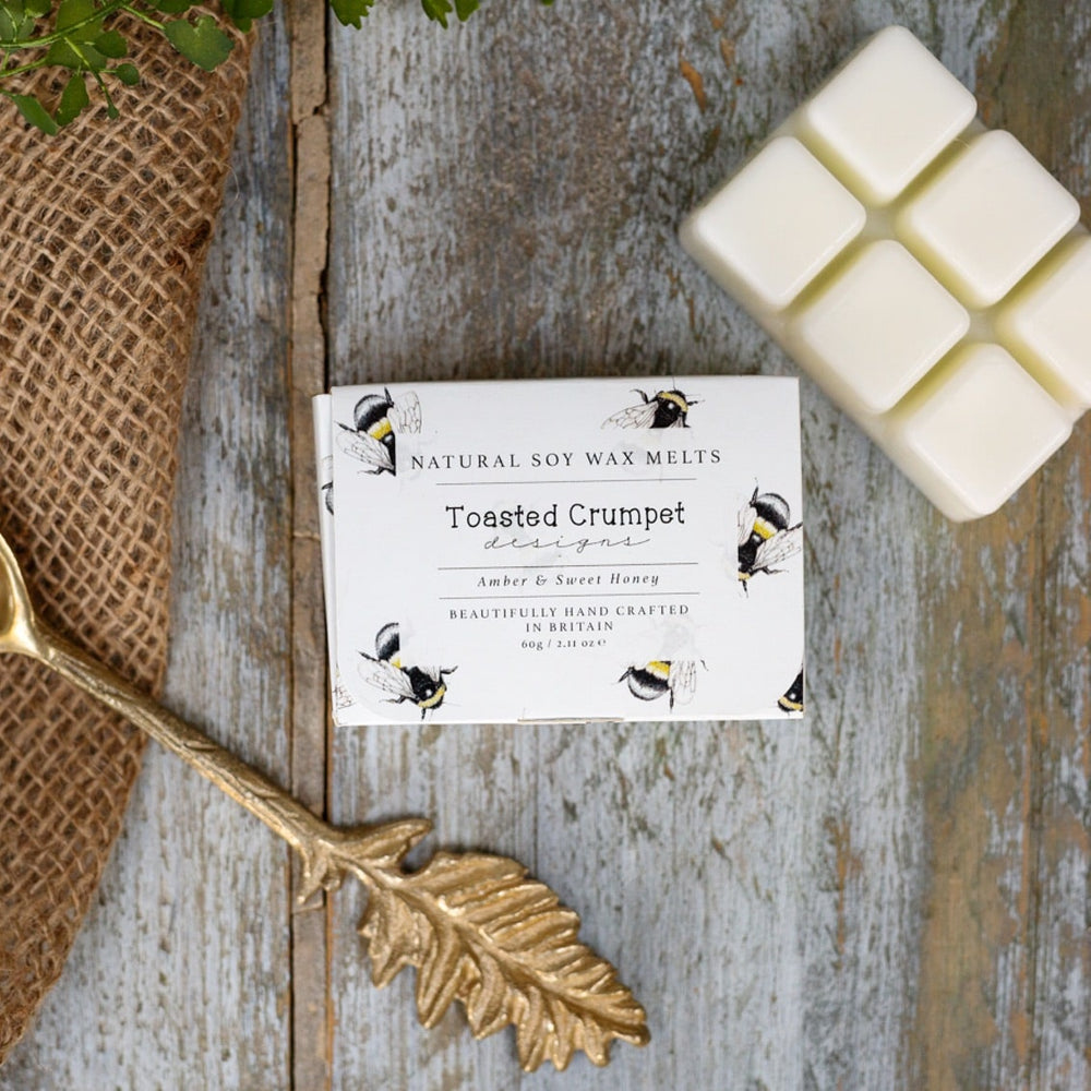 Toasted Crumpet Soy Wax Melts - Amber & Honey