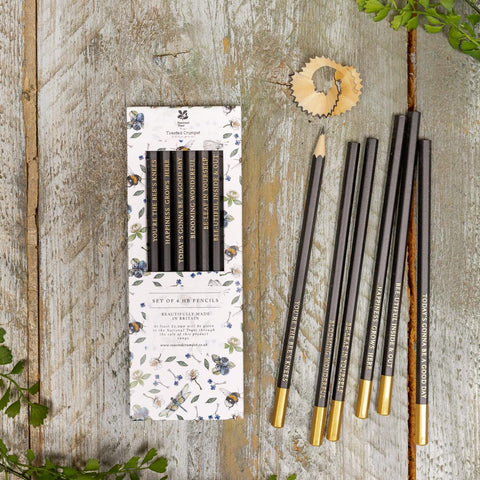 Toasted Crumpet Set Of 6 Pencils - Wildflower Meadows