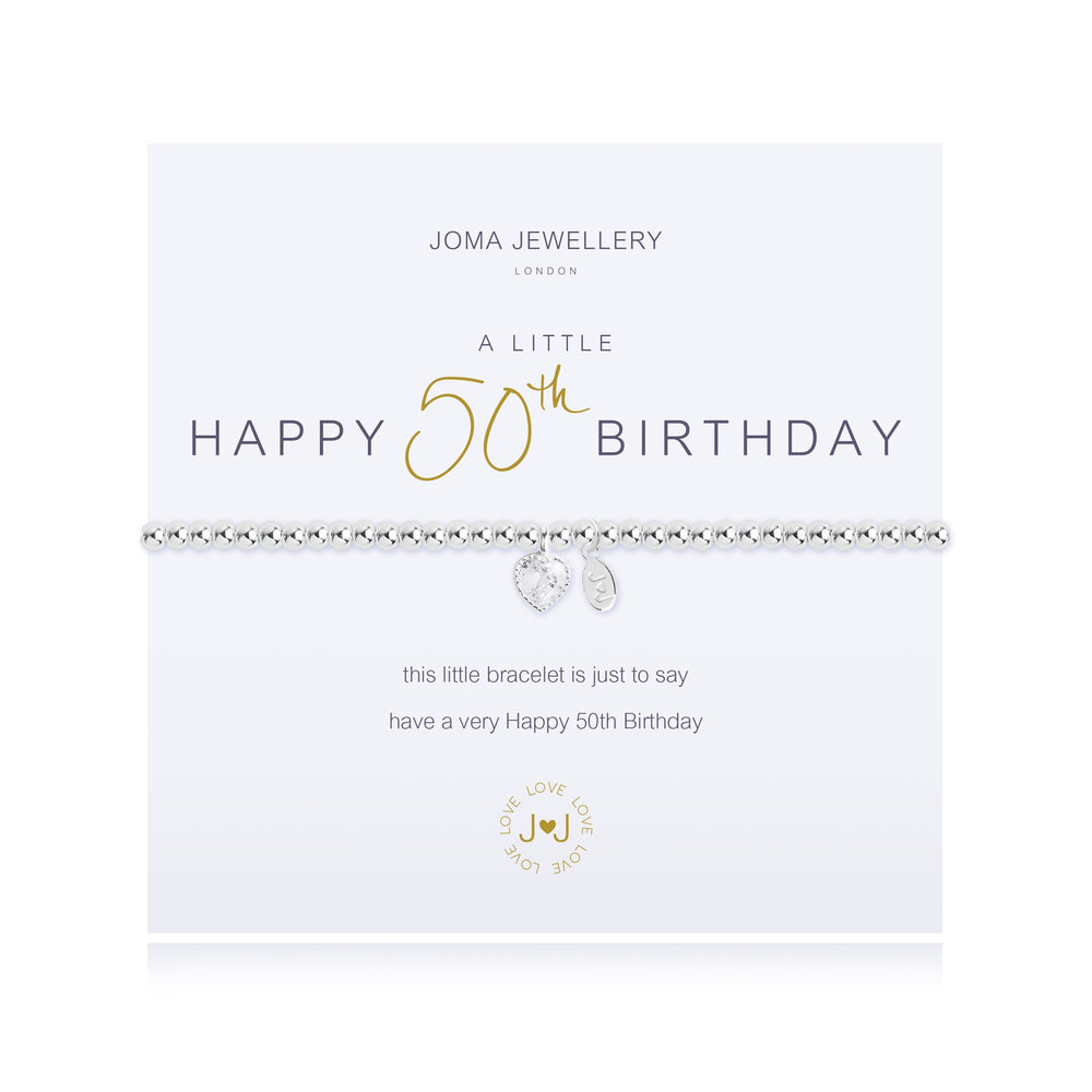 Joma A Little - Happy 50th Birthday Bracelet
