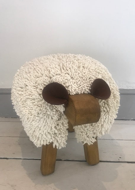 Ewemoo Sheep Footrest Ivory