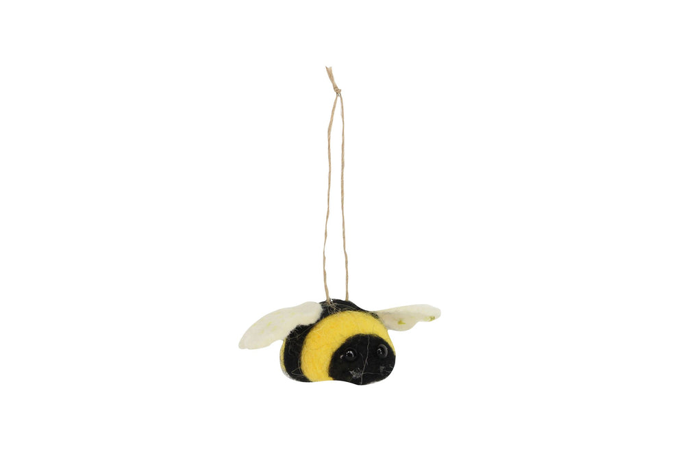 Wool Mix Bumble Bee Decoration