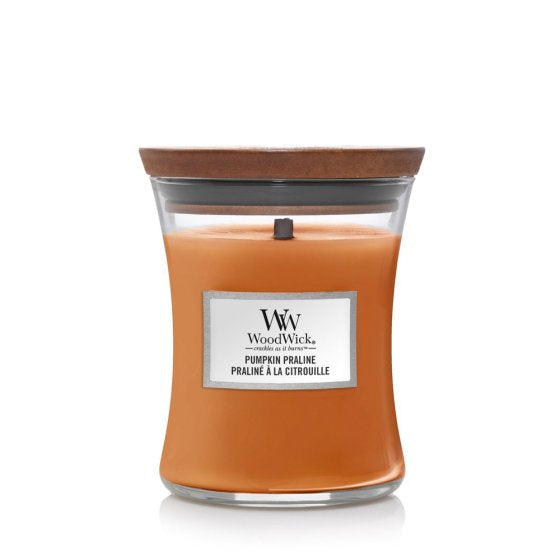 Woodwick Medium Candle Jar - Pumpkin Praline