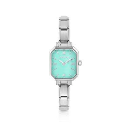 Nomination Paris Stainless Steel Watch Turquoise Face