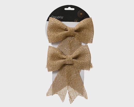 Pack Of Two Jute Bows