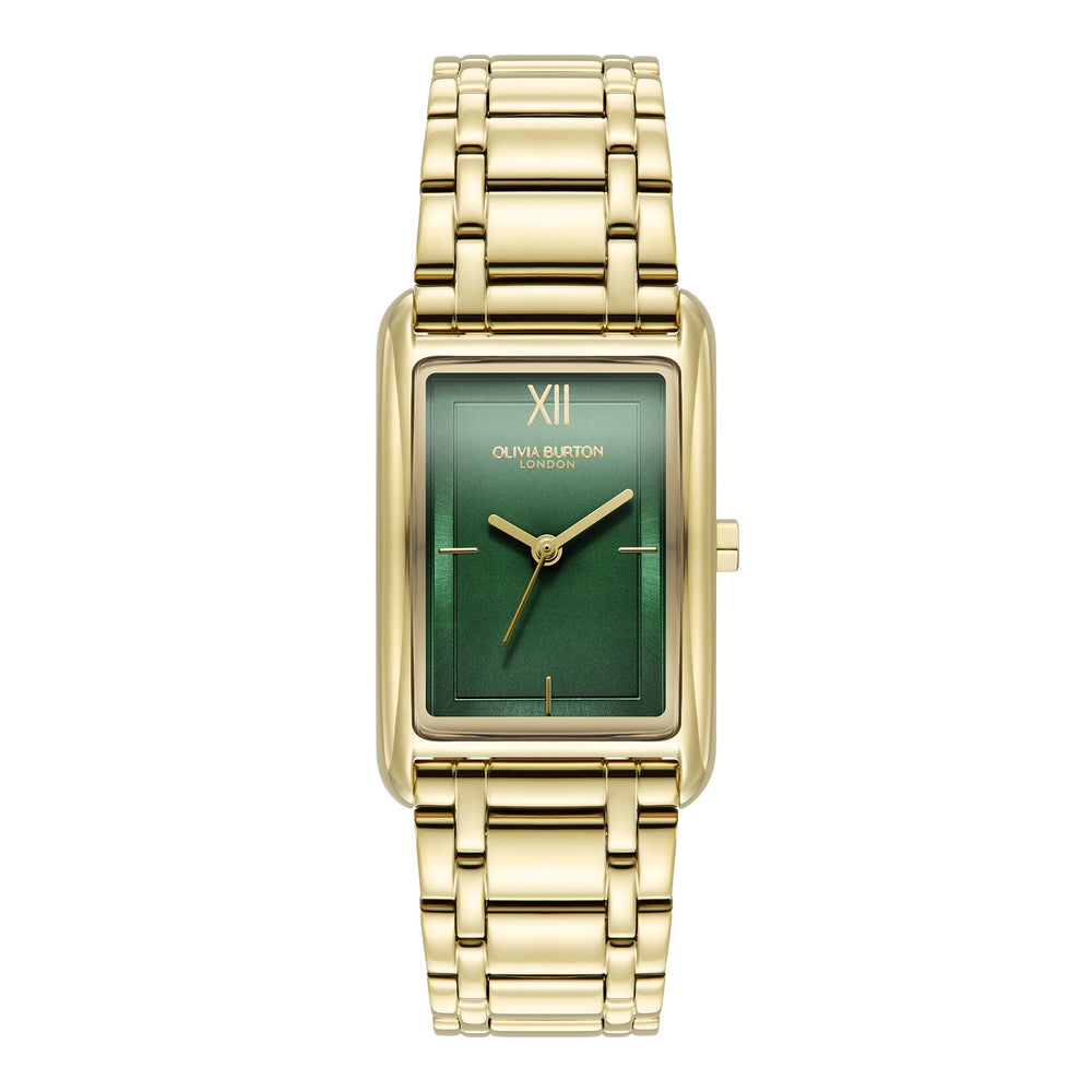 Olivia Burton Grove Bracelet Watch - Forest Green & Gold