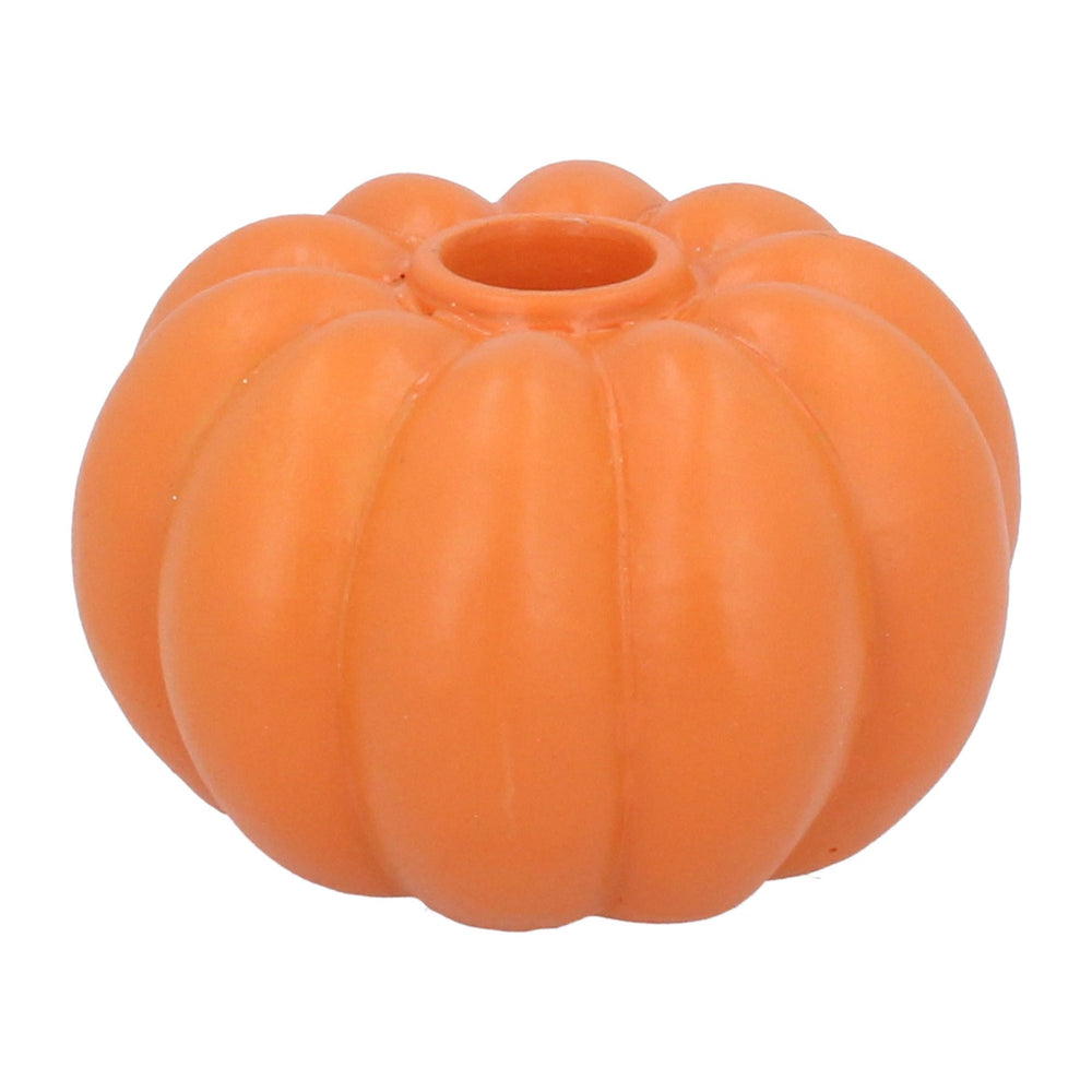 Gisela Graham Resin Pumpkin Candle Holder