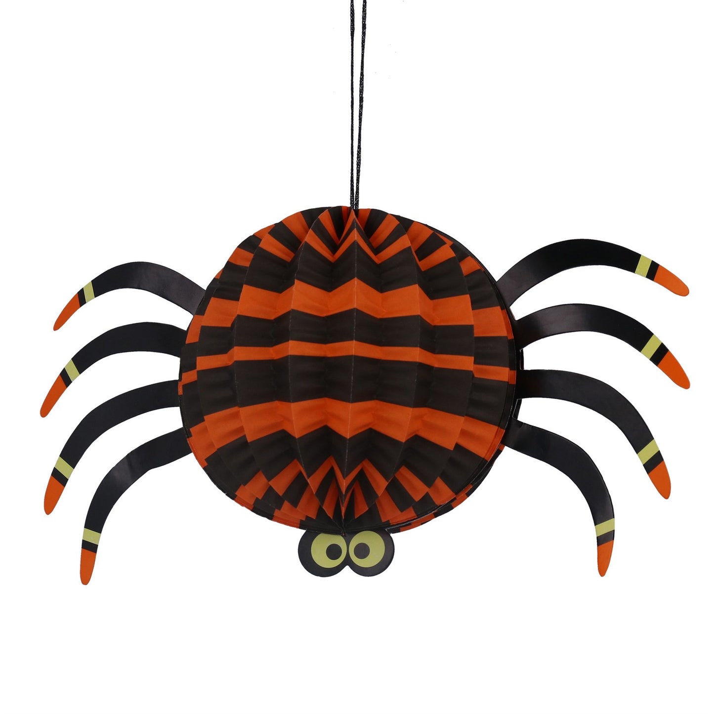 Gisela Graham Honeycomb Spider Paper Hanging Decoration