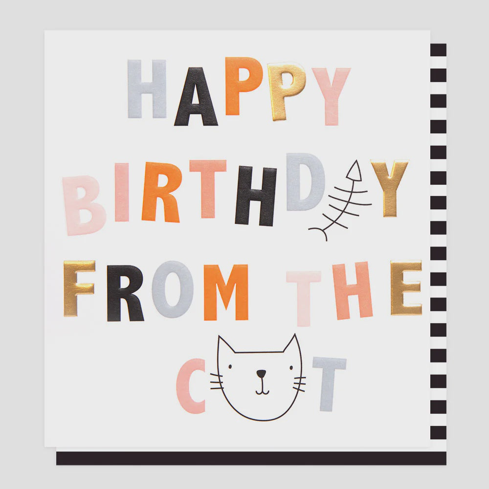 Caroline Gardner From The Cat Birthday Greetings Card