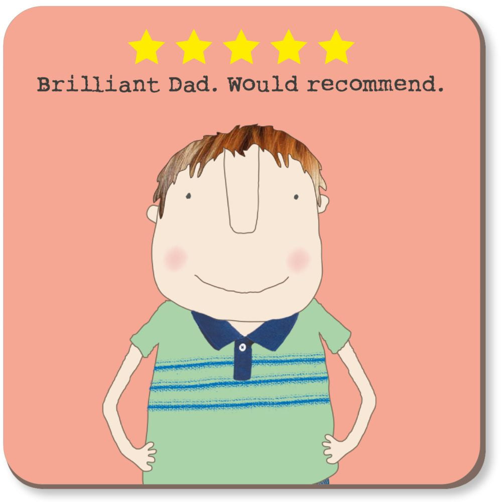 Rosie Made A Thing - Five Star Dad Coaster