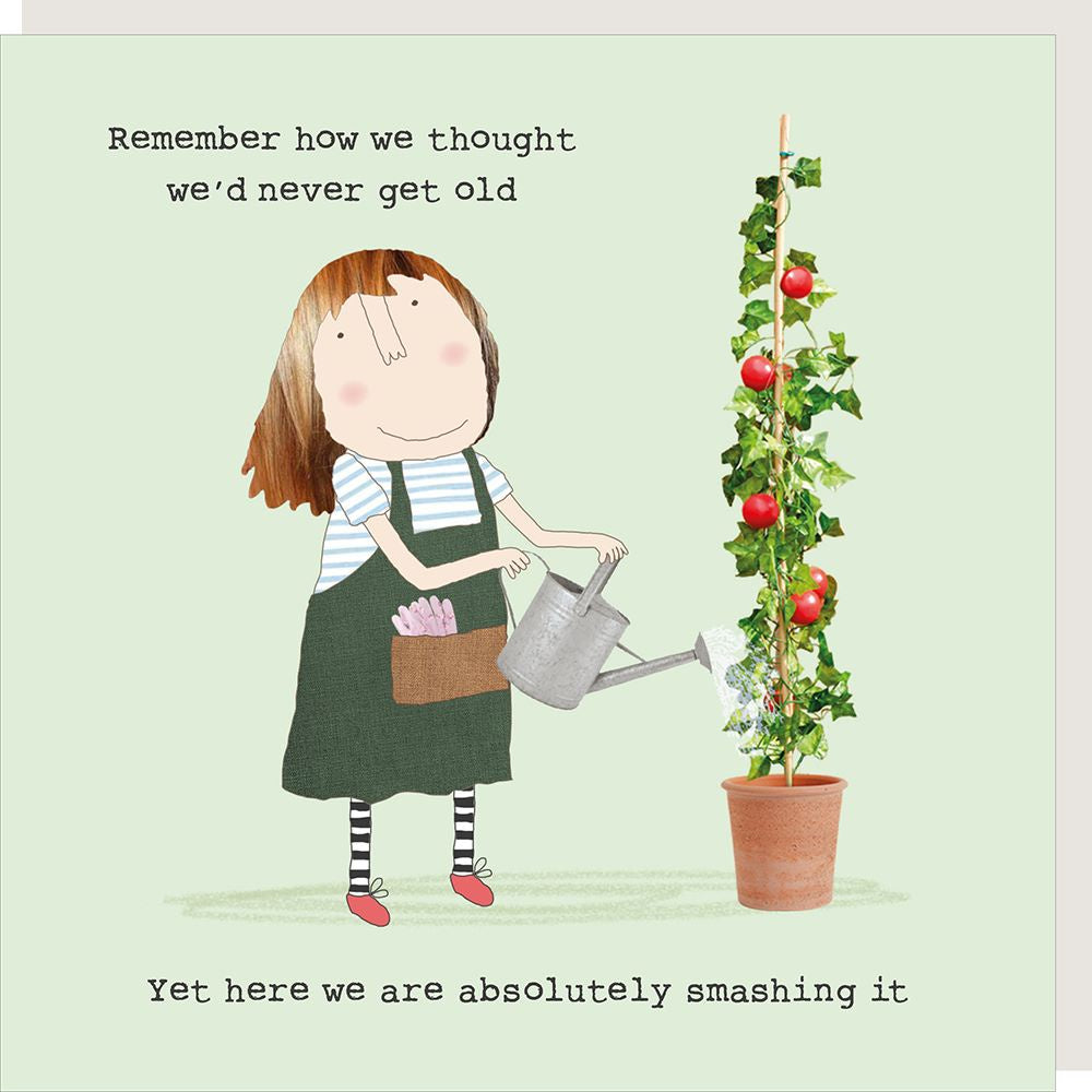 Rosie Made A Thing - Smashing It Greetings Card