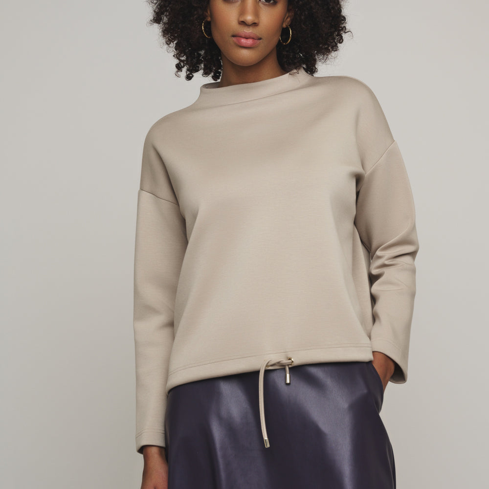 Rino & Pelle Hugo High Neck Sweater - Light Sand