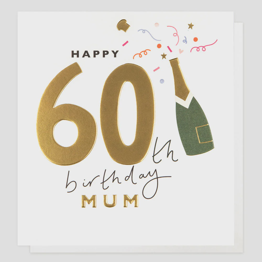 Caroline Gardner 60th Birthday Mum Greetings Card