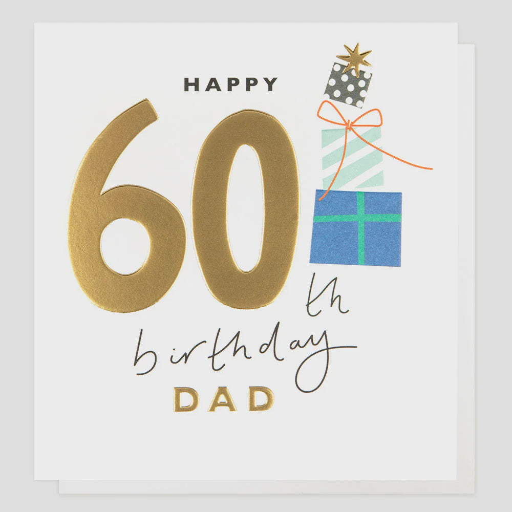 Caroline Gardner 60th Birthday Dad Greetings Card