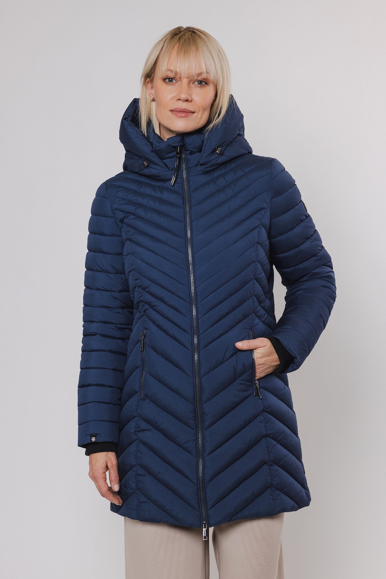 Rino & Pelle Sel Padded Coat - Navy