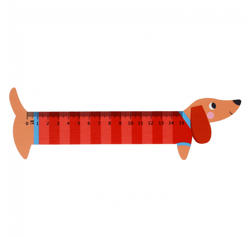 Rex Wooden Ruler - Sausage Dog – KindleHouse